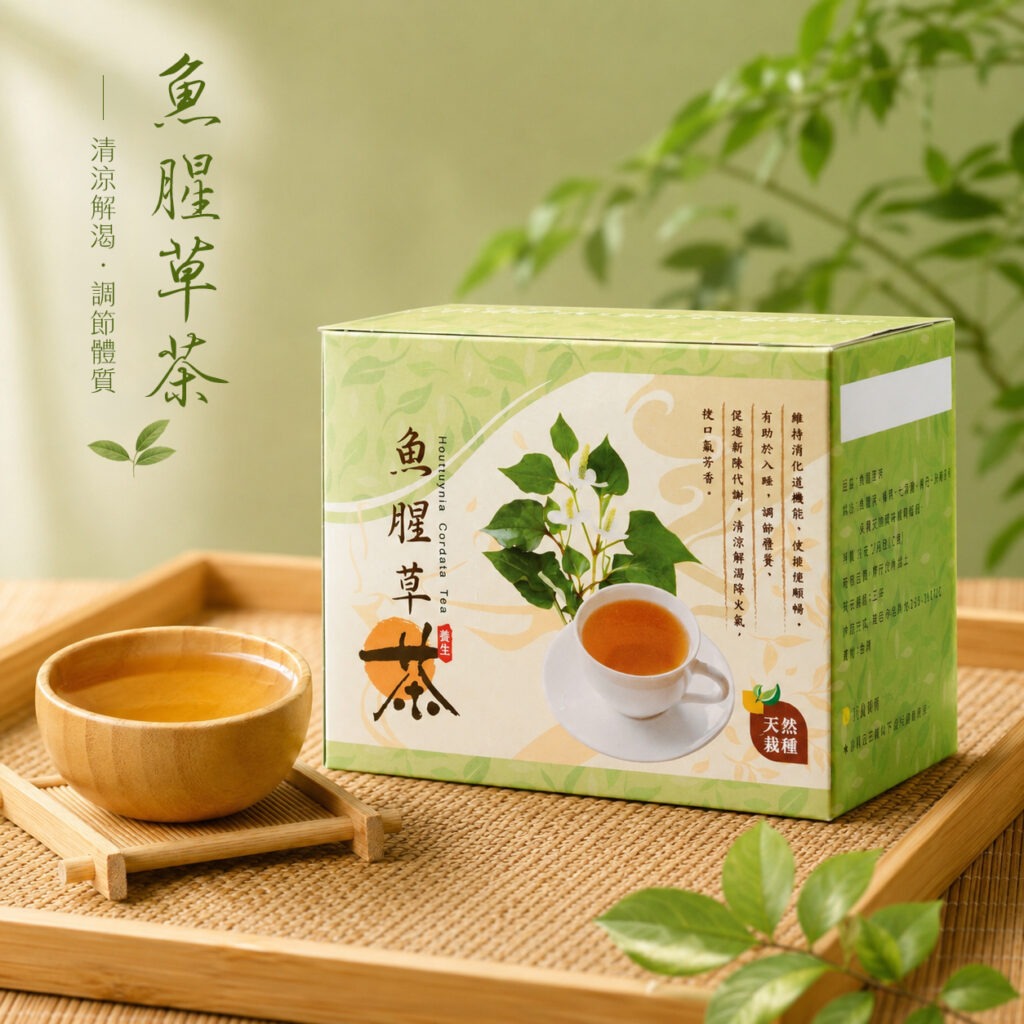 秝豐魚腥草茶獨立茶包產品包裝